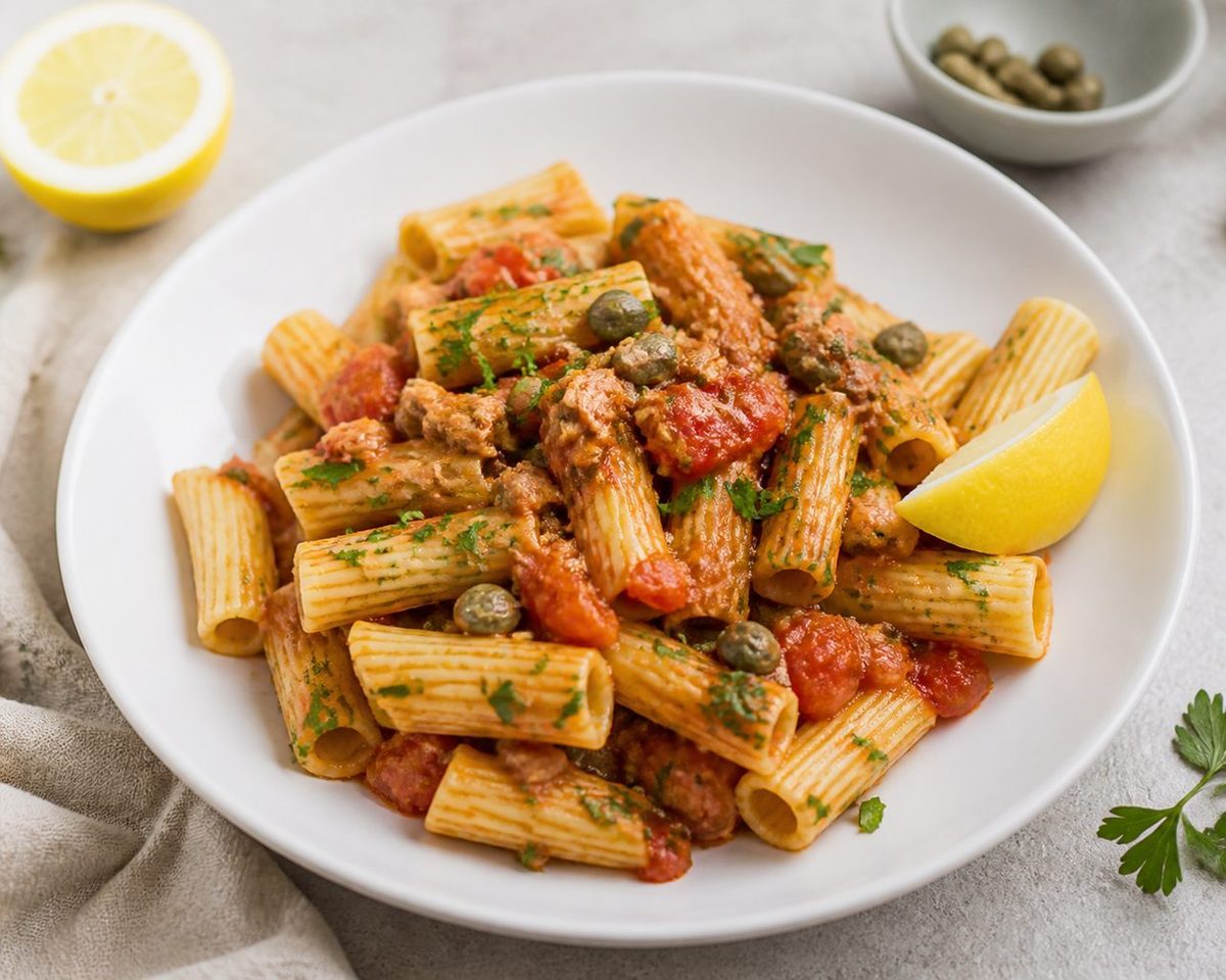 Pates au thon recette italienne rapide et savoureuse