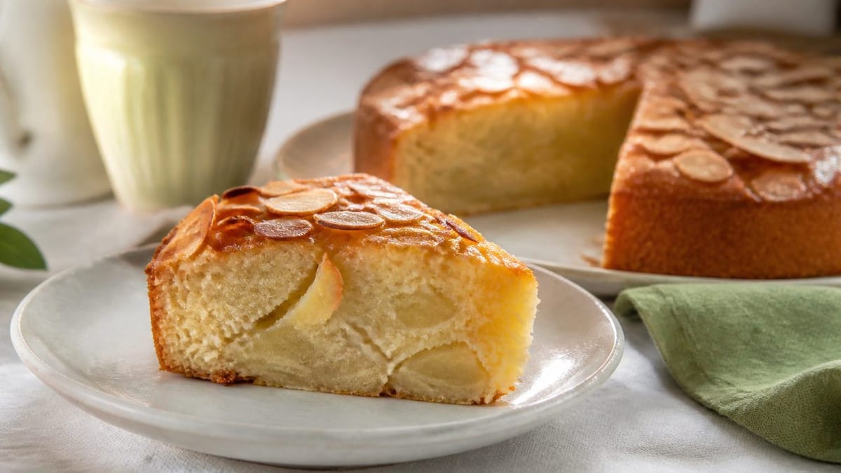 gâteau pommes mascarpone poudre d'amande