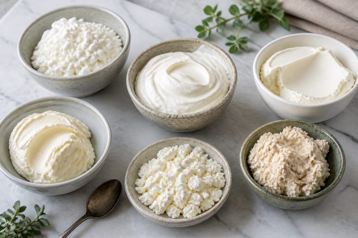 Par quoi remplacer ricotta : 8 alternatives selon la recette