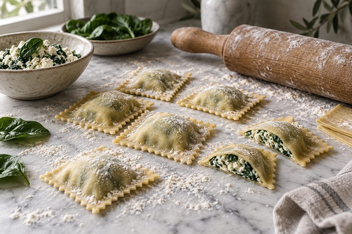 Ravioli frais : 7 gestes infaillibles pour une pâte tendre