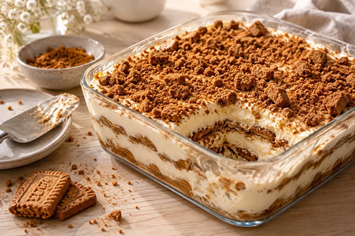 Recette du tiramisu aux spéculoos