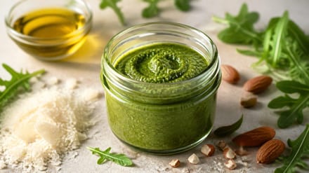 recette de pesto de roquette