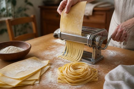Machine à faire les pâtes : choisir entre laminoir et extrudeuse